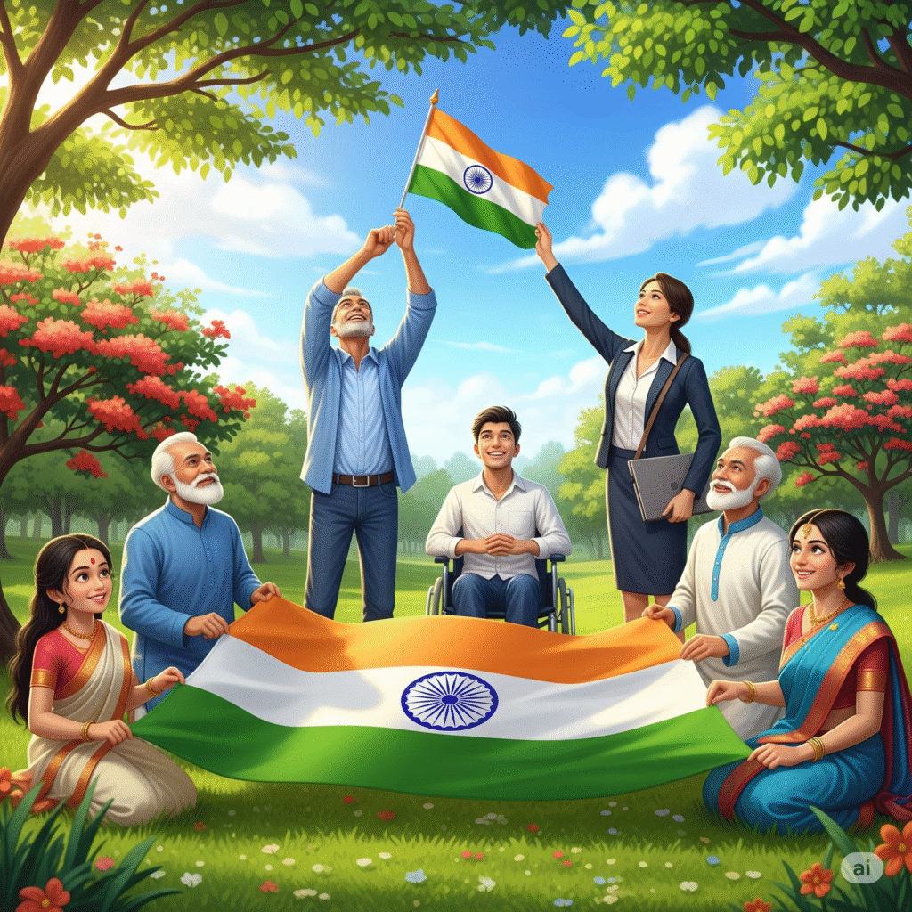 79th Independence Day Celebration - at Bharatiya.Yoga